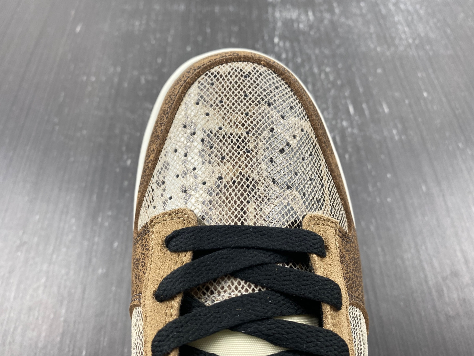 nike dunk low premium co.jp brown snakeskin fj5434-120