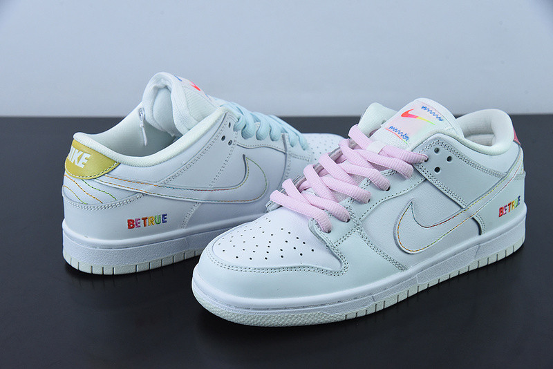 nike sb dunk low “be true” dr4876-100